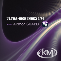 1.74 ultra high index with premium anti-reflective coating stock finished lenses