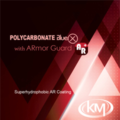 polycarbonate BlueX stock lenses