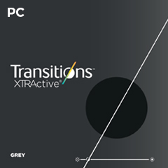 Polycarbonate Transitions Xtra Active Gray